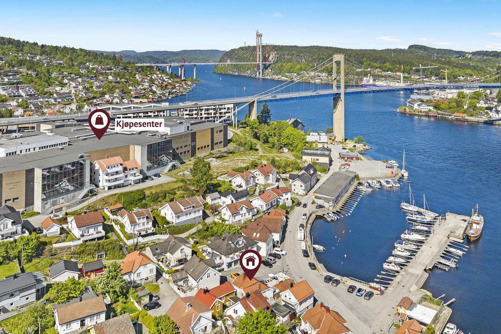 Kort vei til de fleste fasiliteter, med Brotorvet kjøpesenter i umiddelbar nærhet. Galleribilde