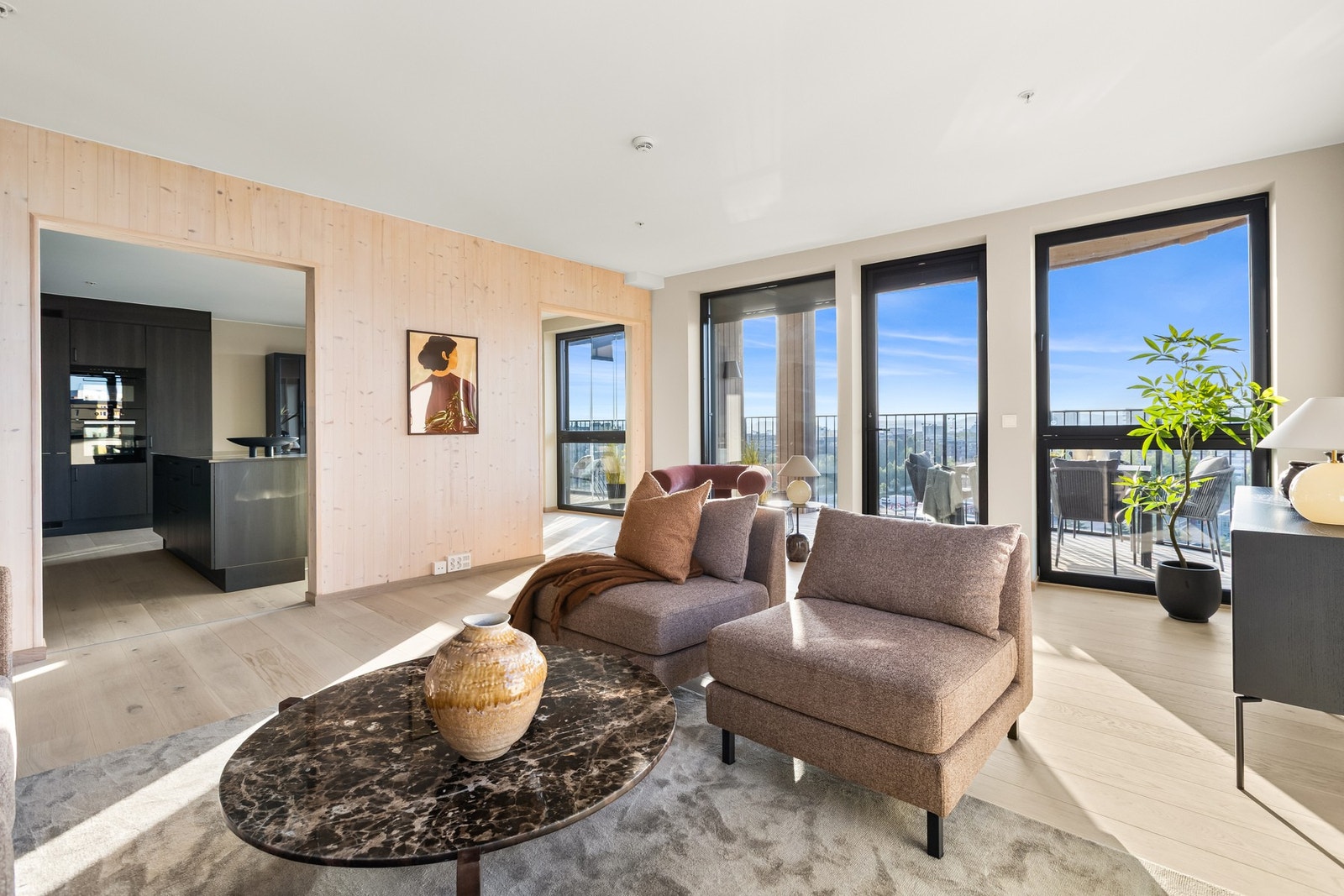 Store vindusflater Galleribilde