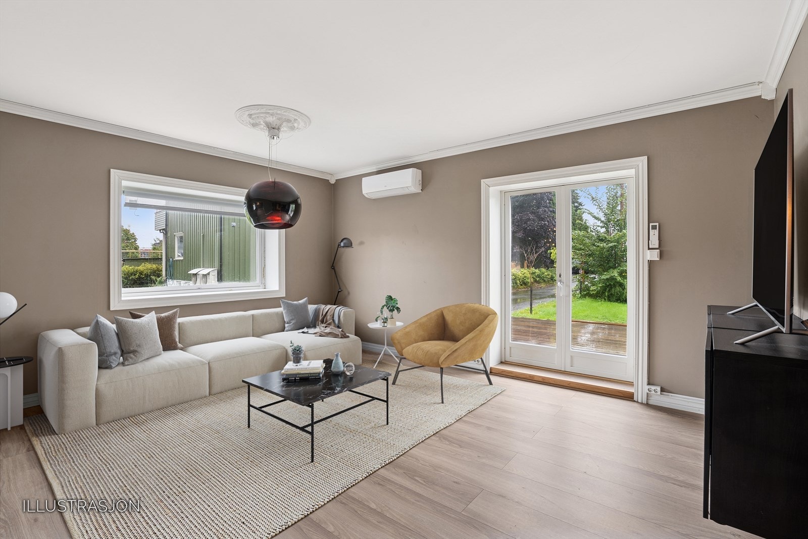 Her er det nyere oppusset med blant annet nytt gulv og vegger. Galleribilde