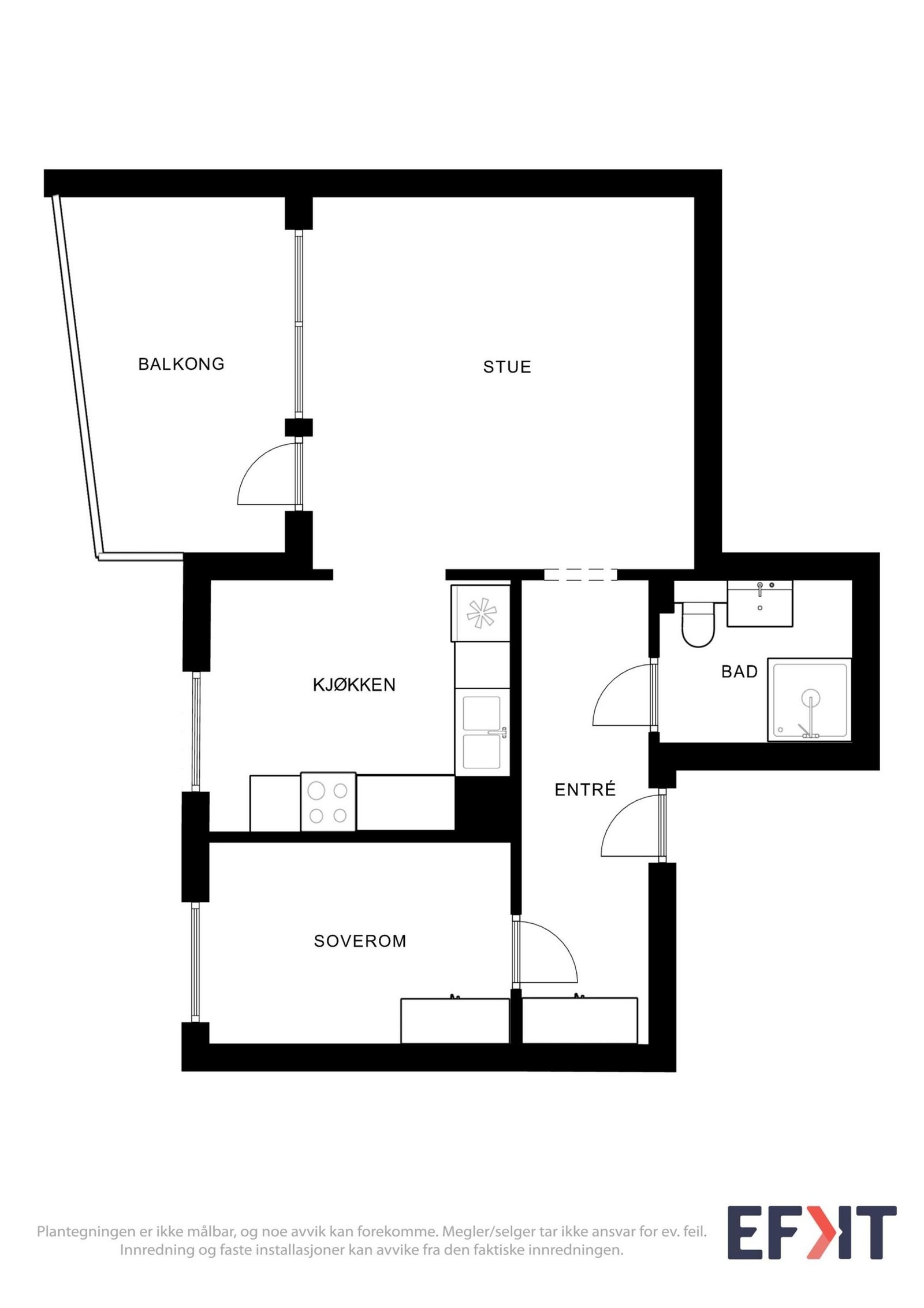 Plantegning. Galleribilde