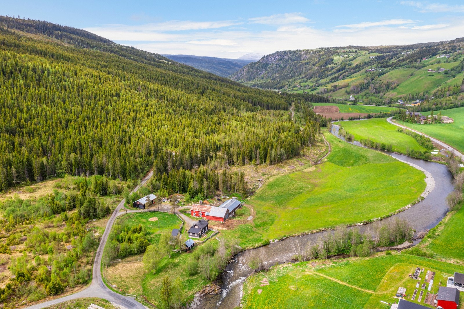 Fasadebilde gårdstun Galleribilde