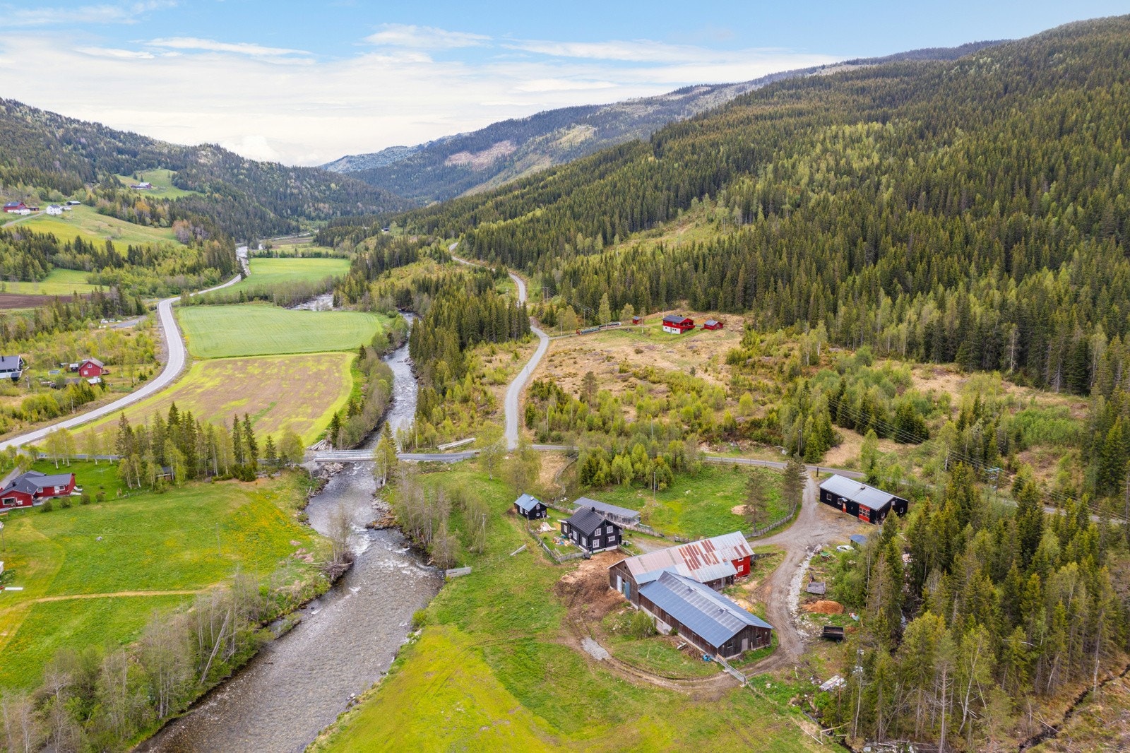 Fasadebilde gårdstun Galleribilde