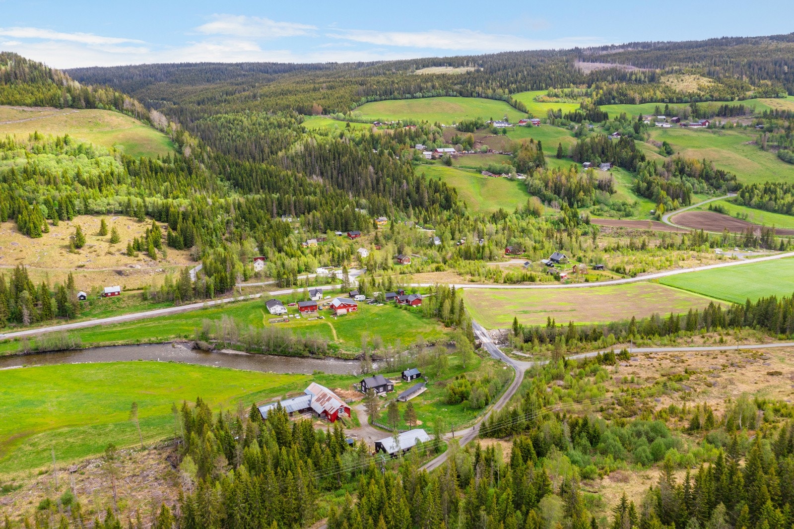 Fasadebilde gårdstun Galleribilde