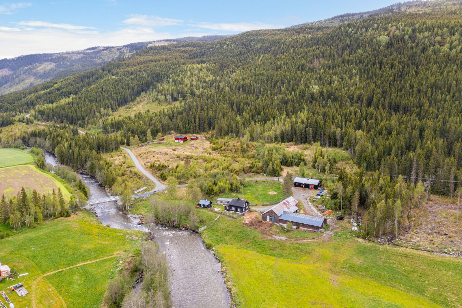 Fasadebilde gårdstun Galleribilde