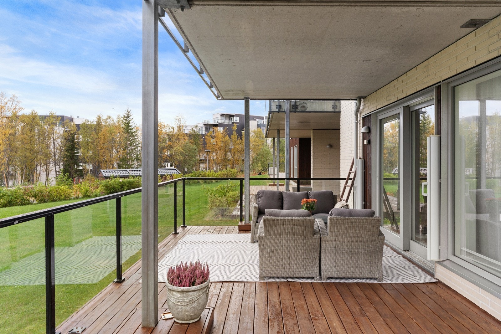 Terrassen er vendt mot sør. Galleribilde