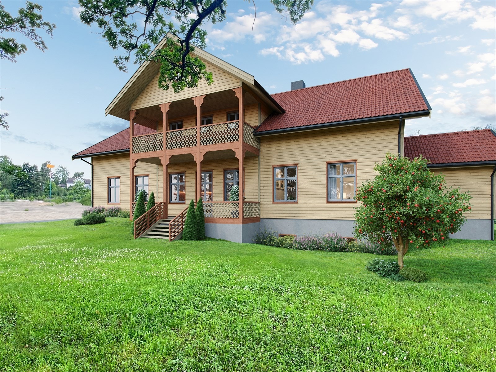 I en unik sveitservilla fra 1890 etableres det fire attraktive 3- og 4-roms leiligheter med moderne standard.
Illustrasjonsfoto - avvik kan forekomme Galleribilde