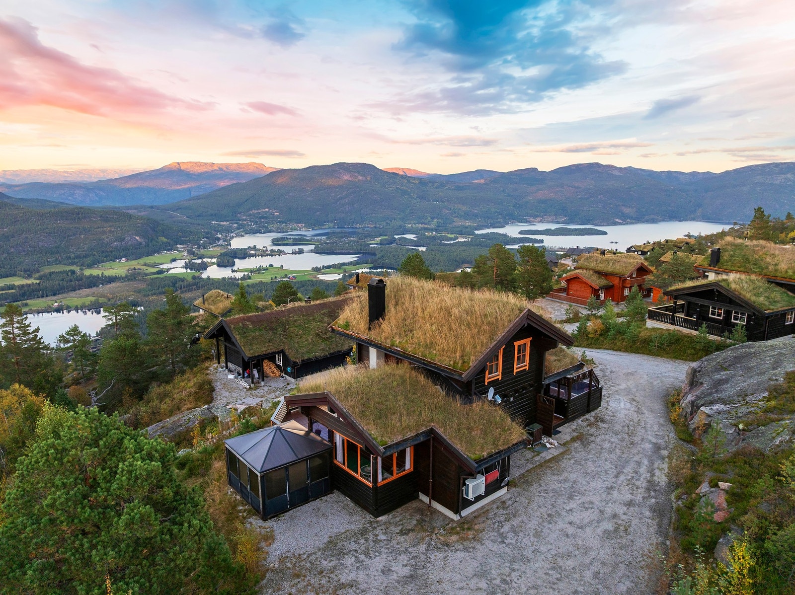 Drømmehytte på Vrådal Panorama - med utsikt, natur og skiløyper rett utenfor døren! Galleribilde