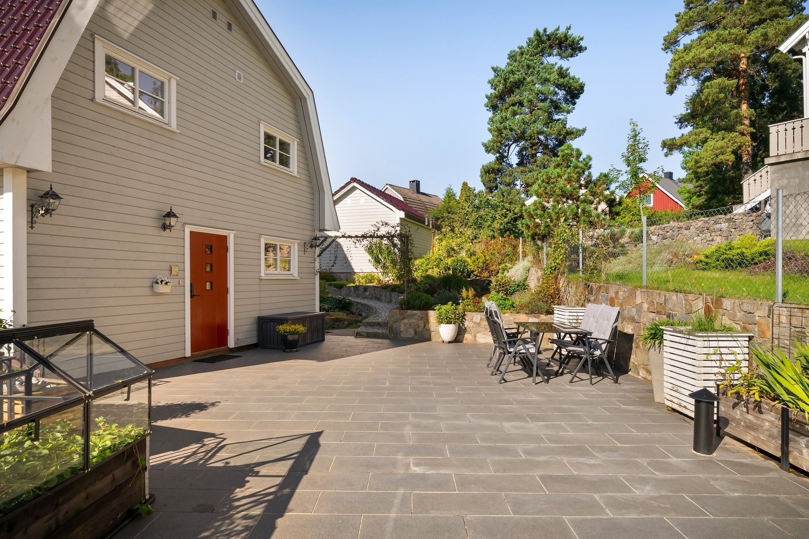 Terrassen og inngangspartiet Galleribilde