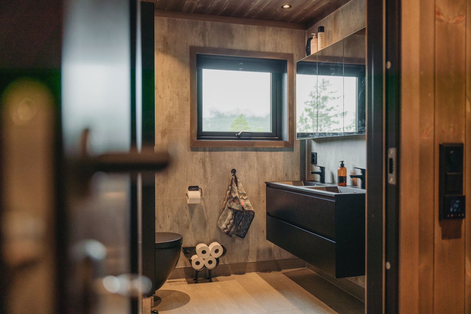 Interiørbilde av prosjektert hyttemodell Galleribilde