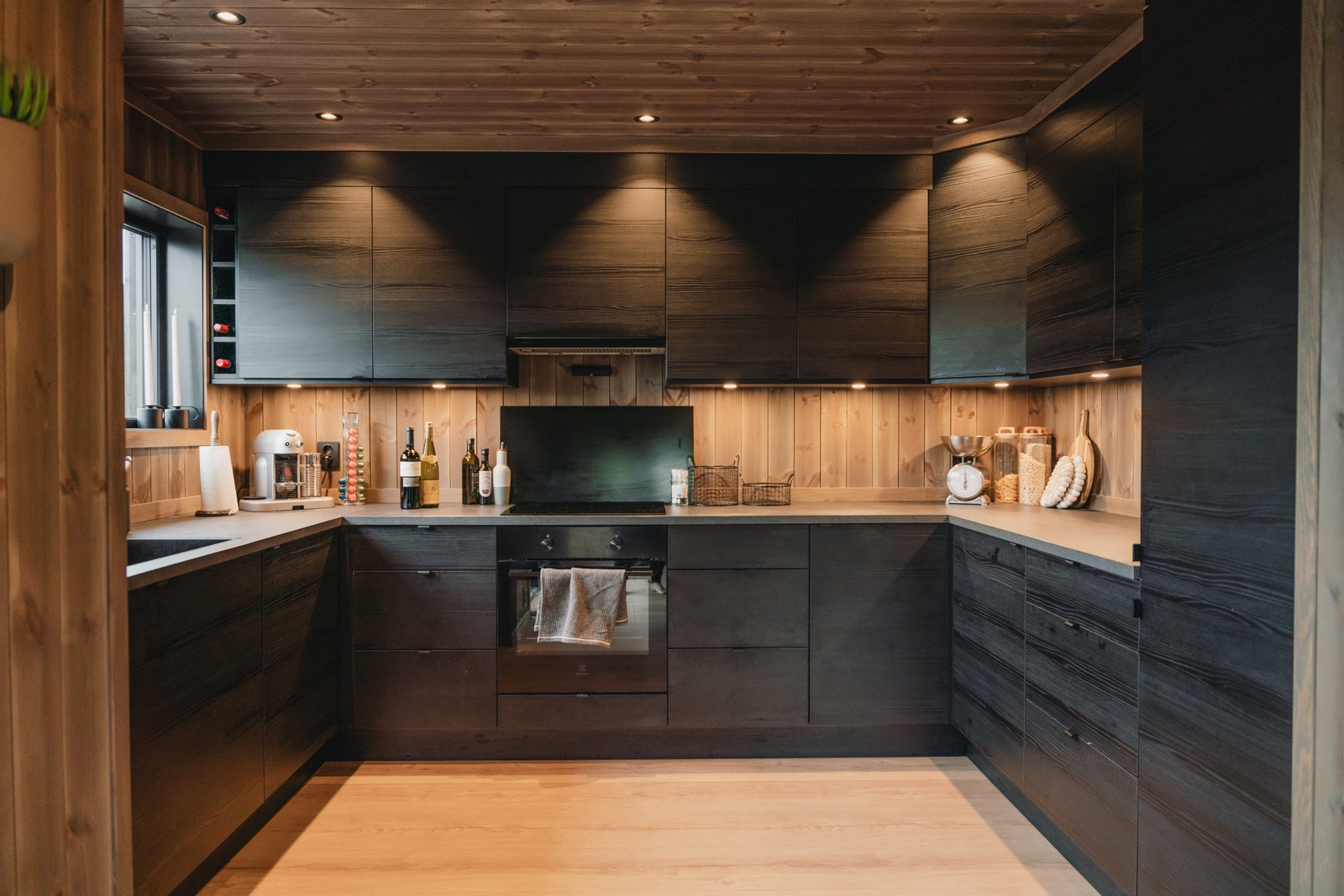 Interiørbilde av prosjektert hyttemodell Galleribilde