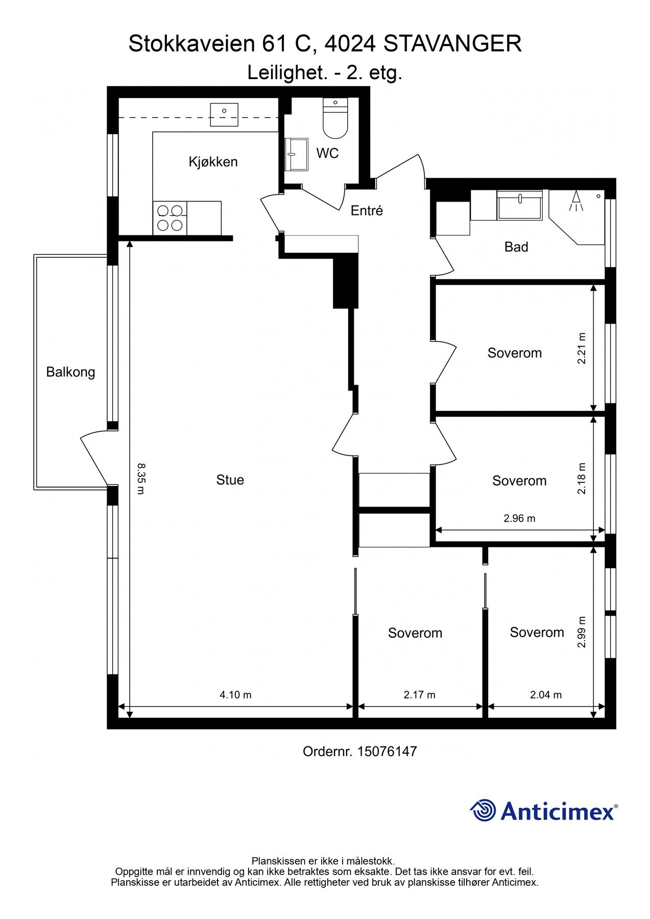 Plantegning Galleribilde