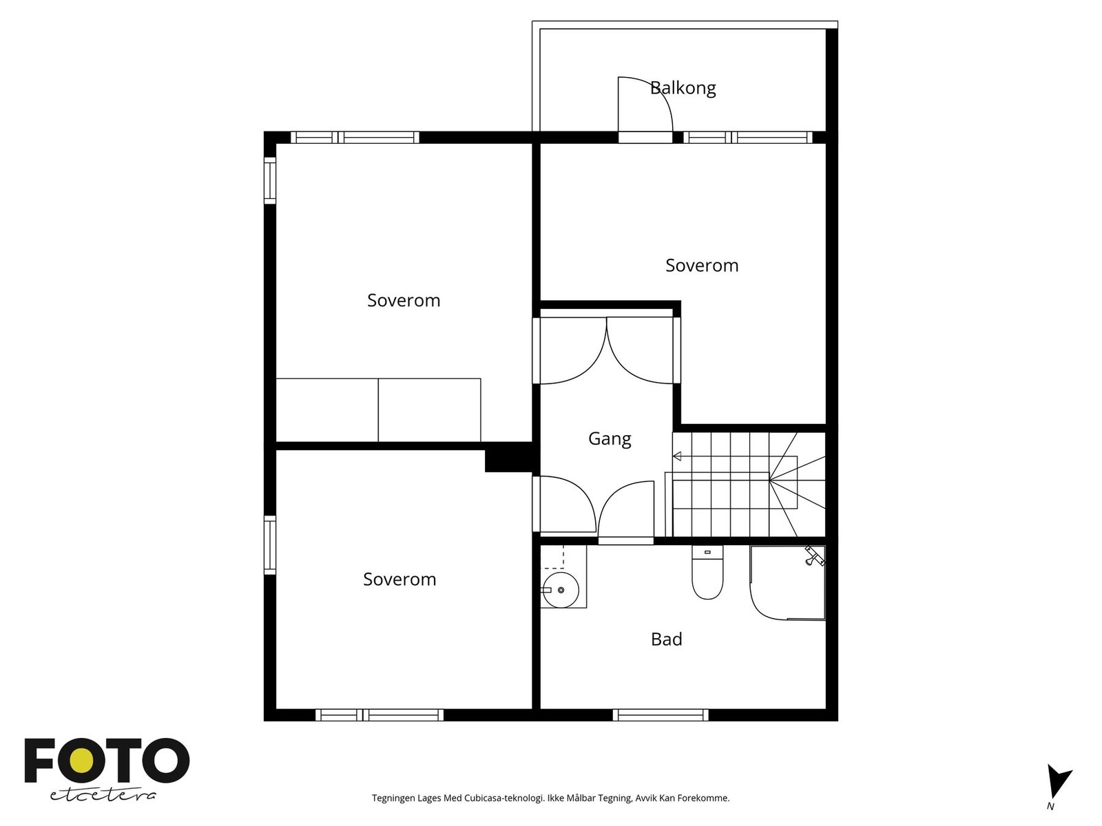 Plantegning 2. etasje Galleribilde