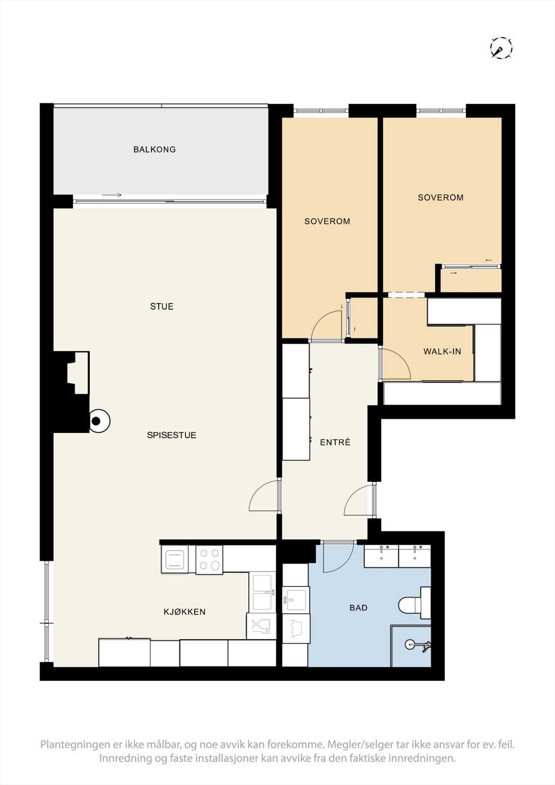 Plantegning Galleribilde