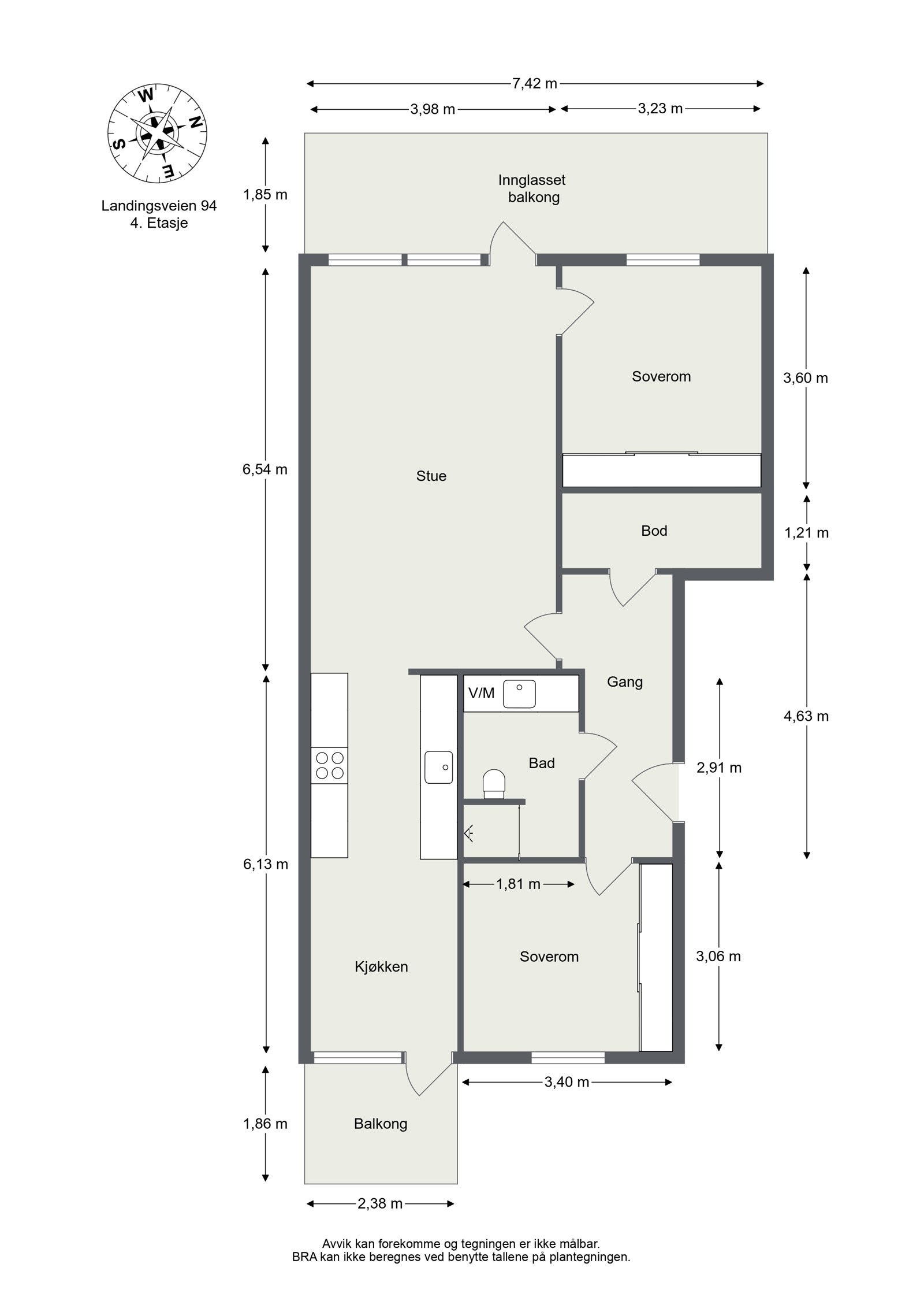 Plantegning. Galleribilde