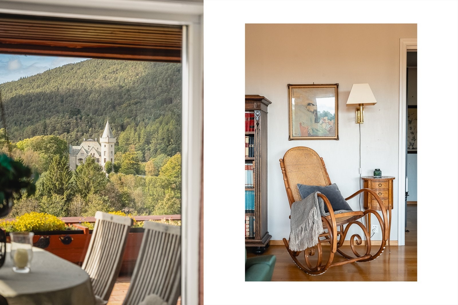 Her kan man nyte den flotte utsikten fra komforten av sin egen stue. Galleribilde