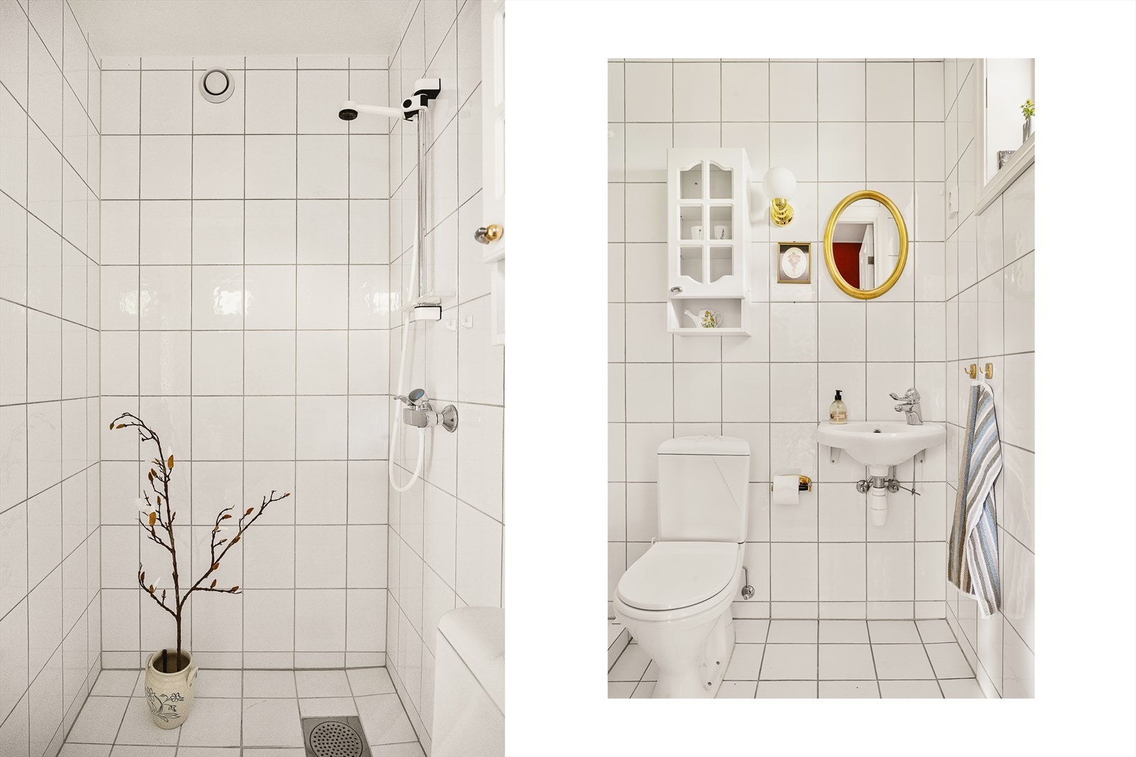 Fra entréen kommer også til leilighetens andre bad. Galleribilde