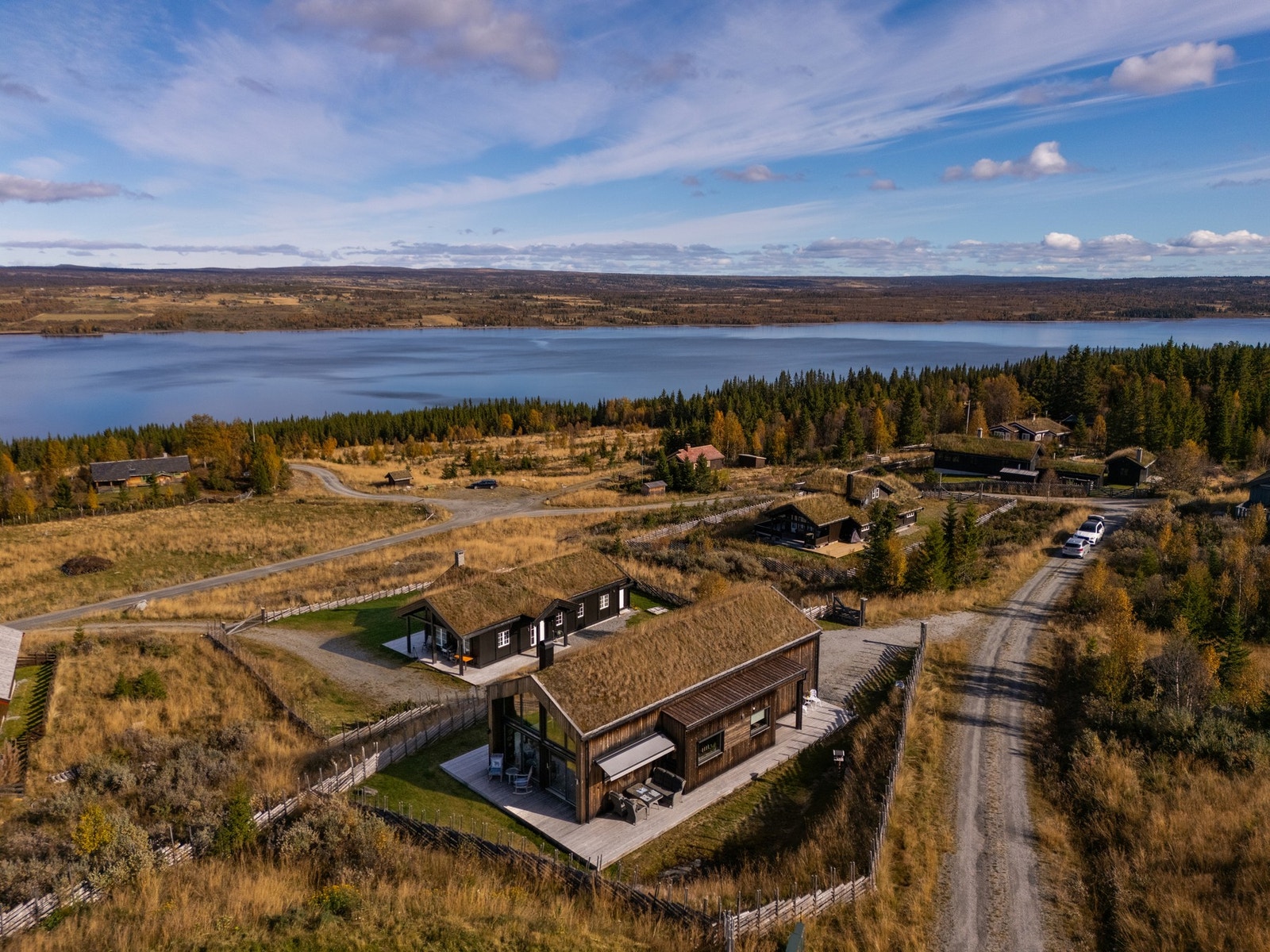 Hytta ligger i et turparadis. Galleribilde