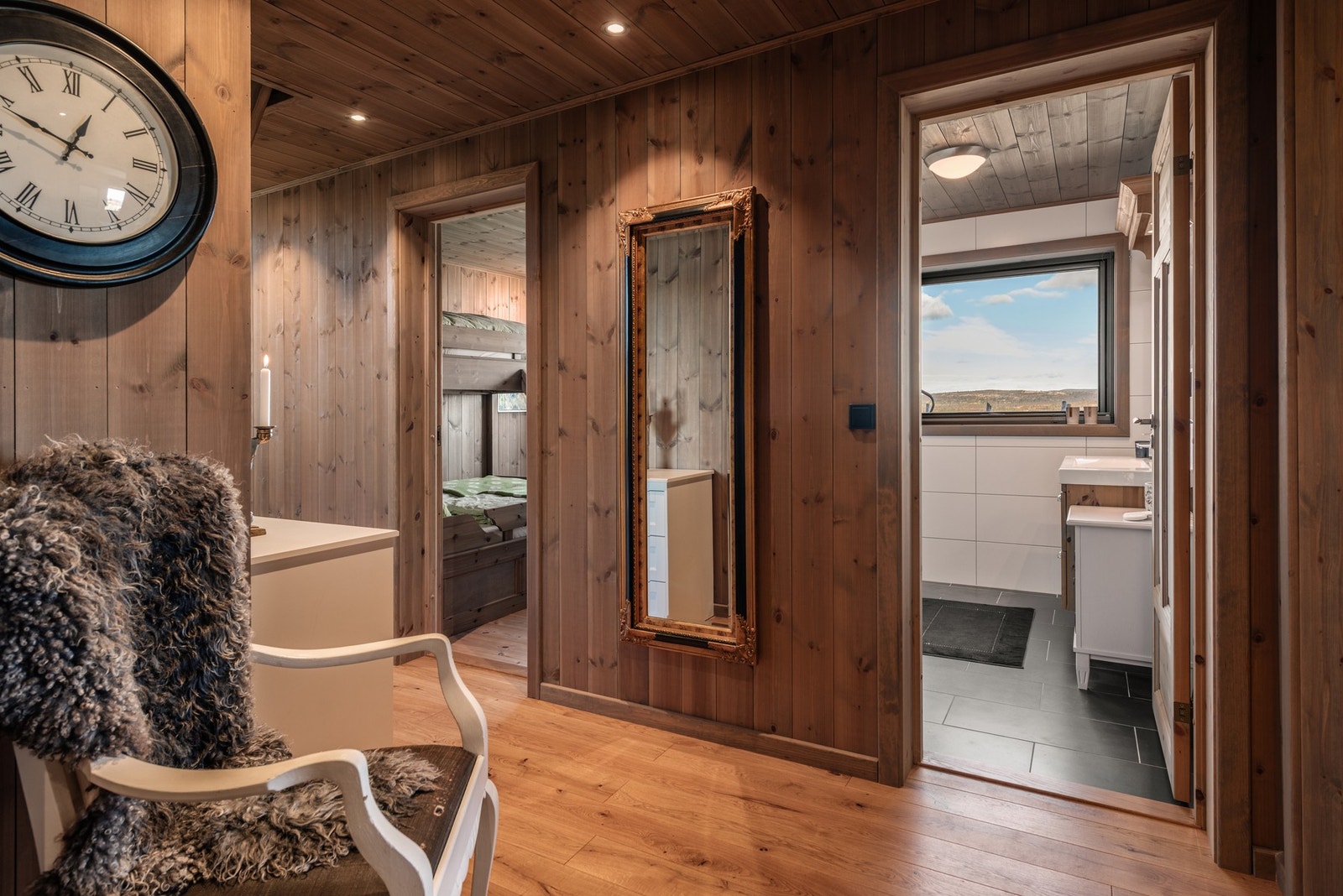 Behagelig farge på vegger. Galleribilde