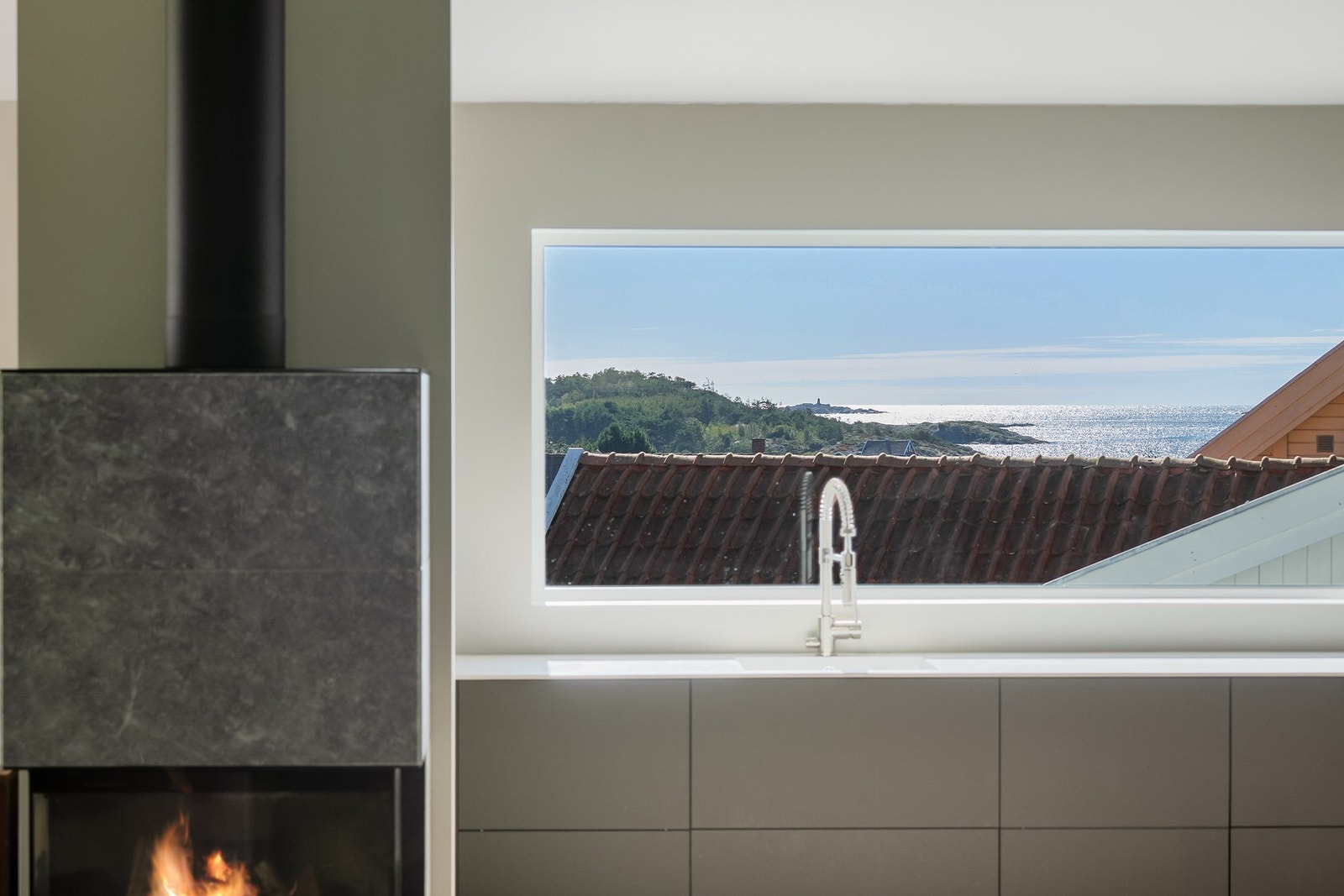 Her kan du nyte utsikten til oppvasken. Galleribilde