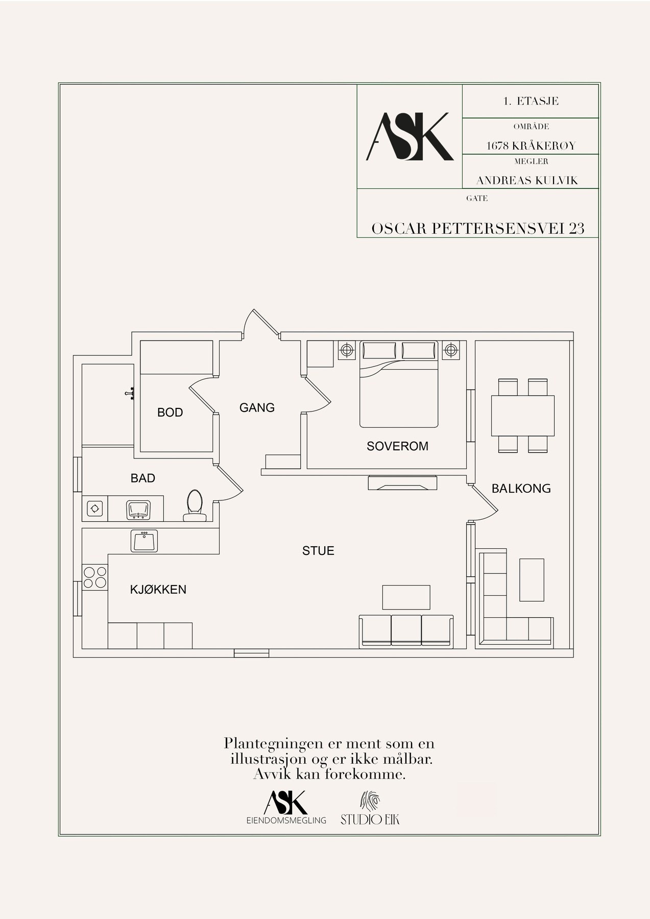 Plantegning. Galleribilde