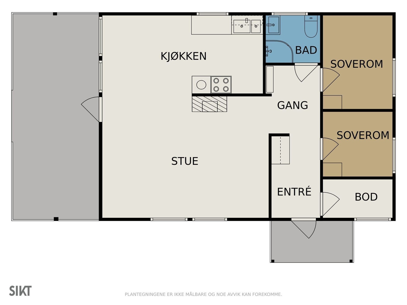 Plantegning Galleribilde