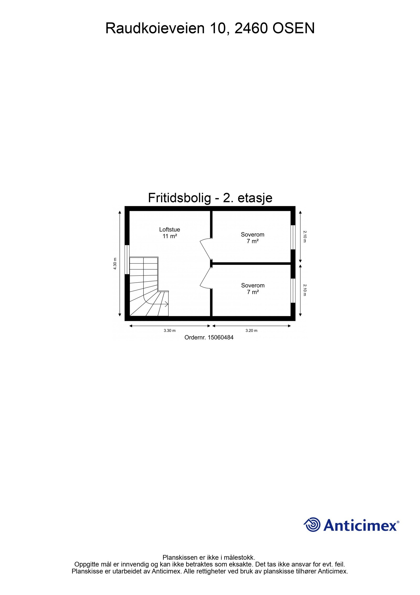 Plantegning 2. etasje Galleribilde