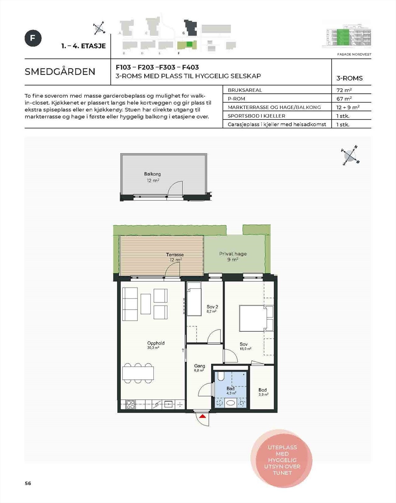 Plantegning Galleribilde