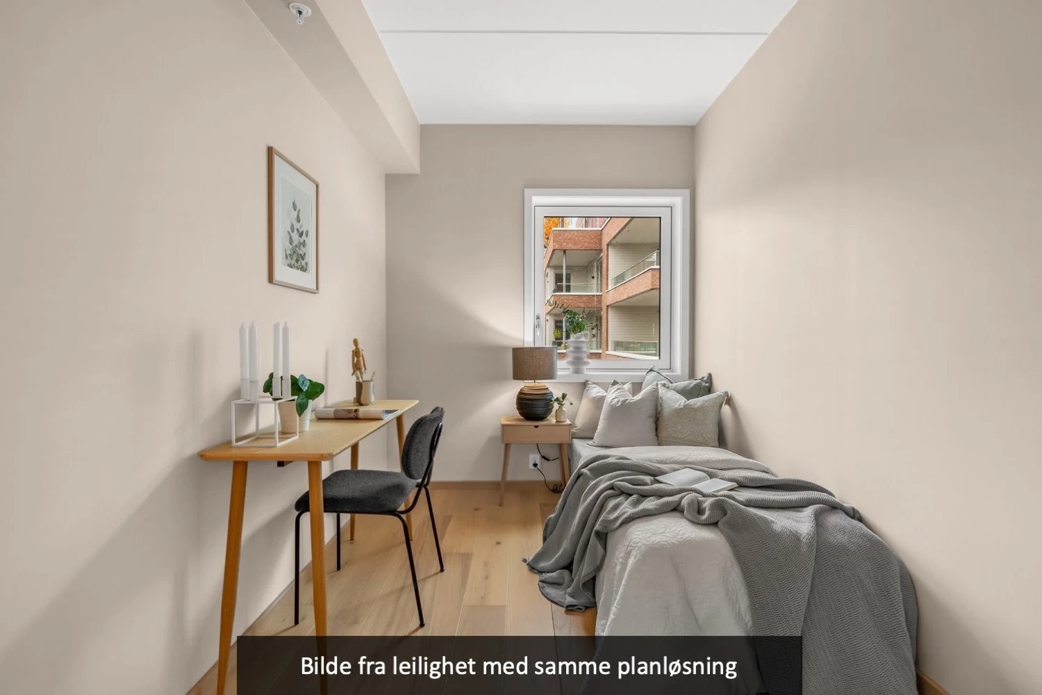 Soverom 2 er perfekt som gjeste- eller barnerom. Galleribilde