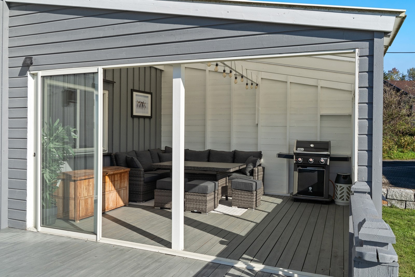 Sommerstuen er på ca. 17 kvm Galleribilde