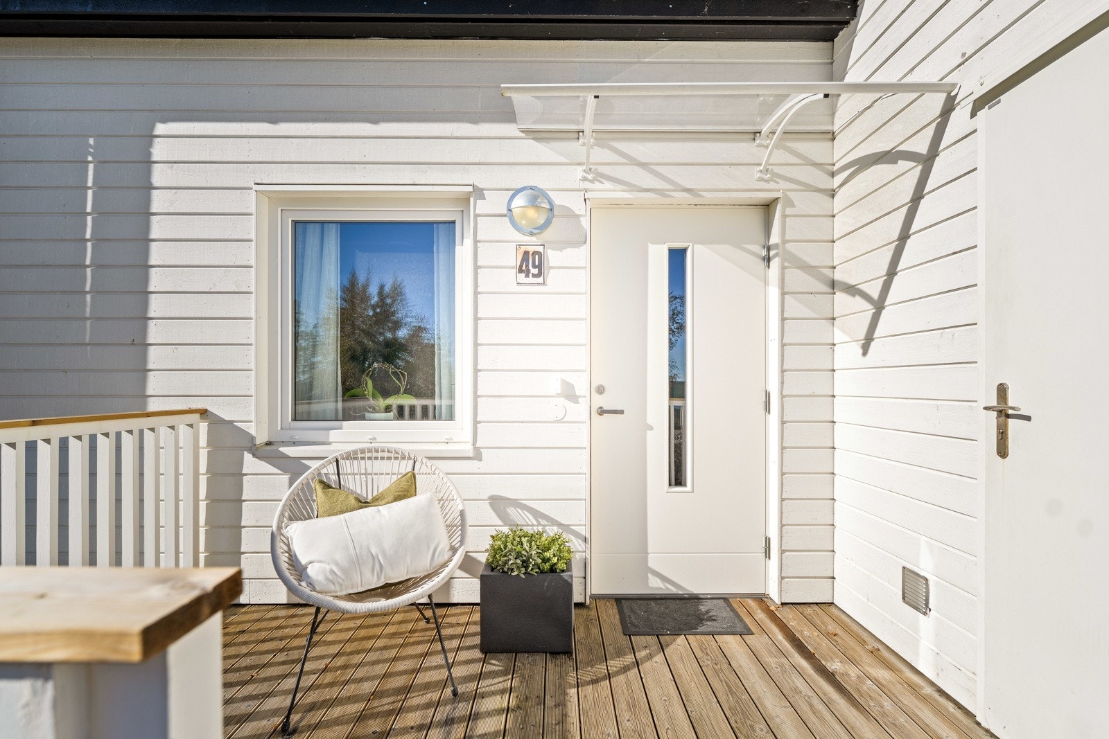 Her er det også plass til et hyggelig kafésett. Galleribilde