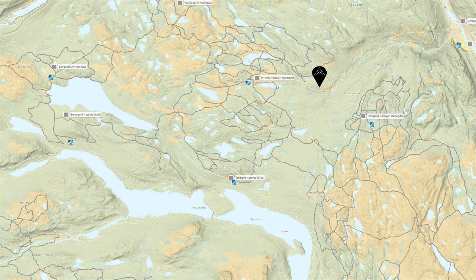 Fantastisk skiløypenett å benytte seg av. Galleribilde