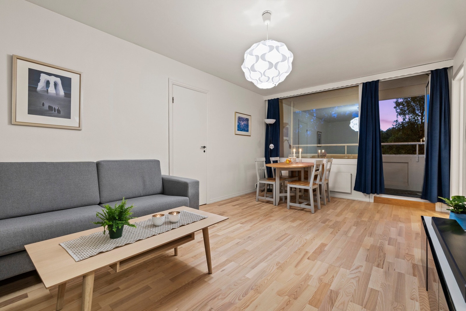 Lun kveldsstemning Galleribilde
