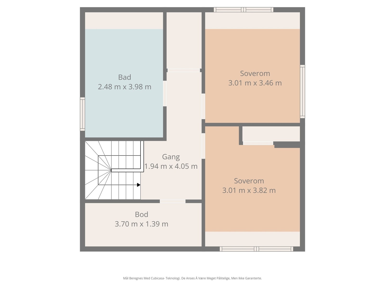 Plantegning loft Galleribilde