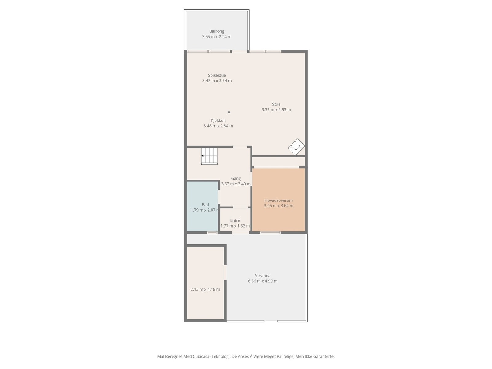 Plantegning første etasje Galleribilde