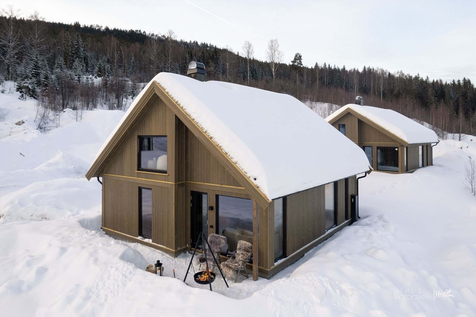 Alle bildene i denne annonsen er hentet fra visningshytta (dette er samme modell som A-01 som vi nå selger). Galleribilde