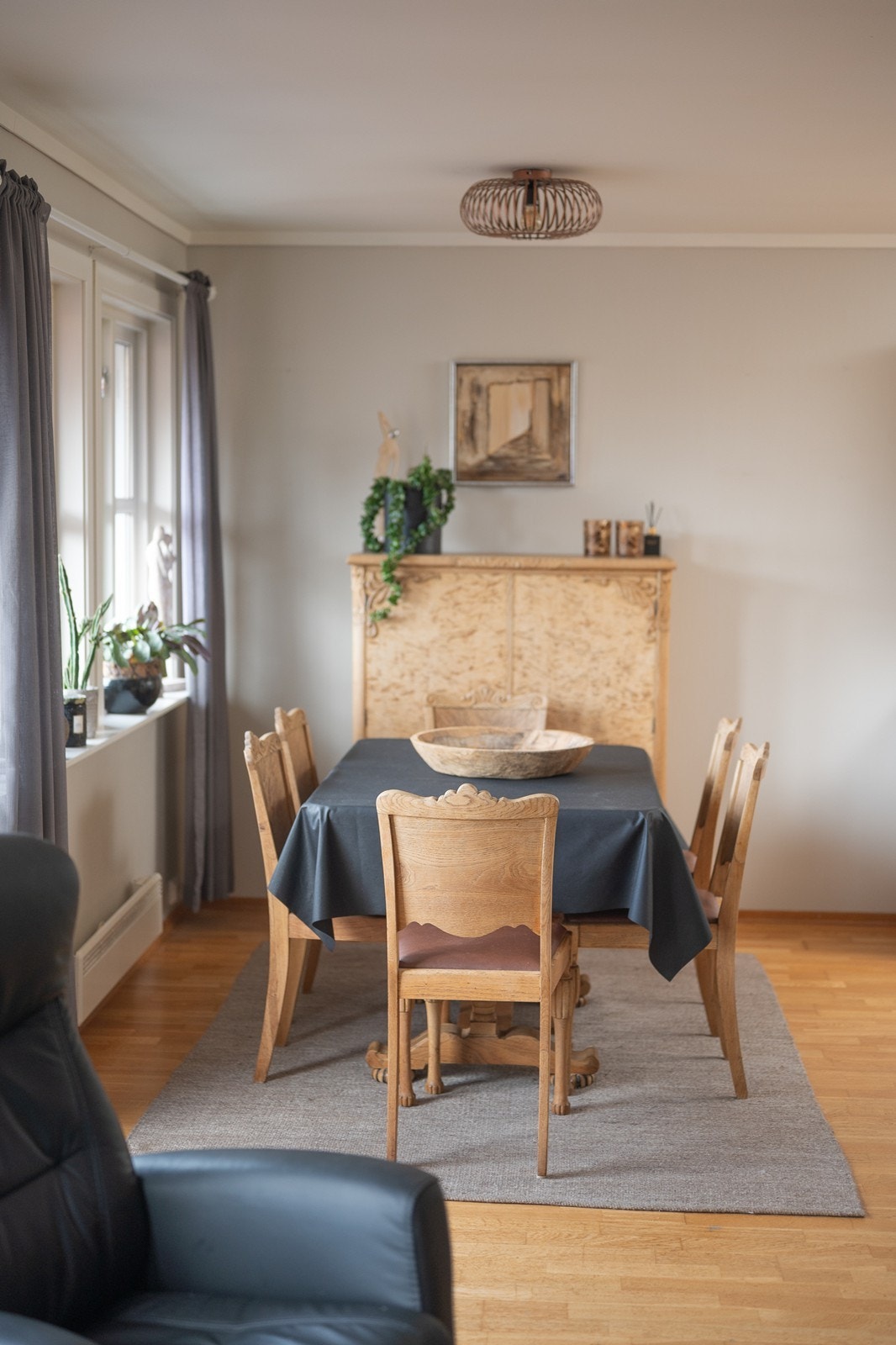 Naturlig plass for spisebord Galleribilde