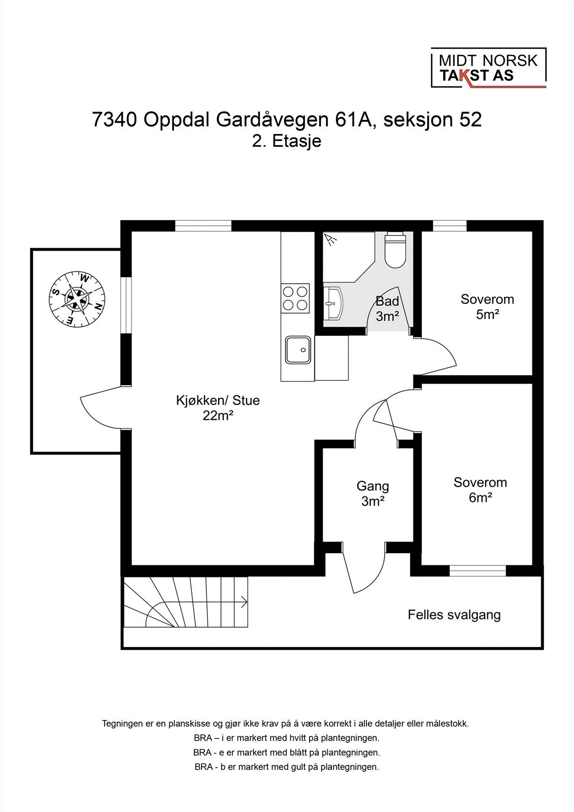 Planskisse 2. Etasje Galleribilde