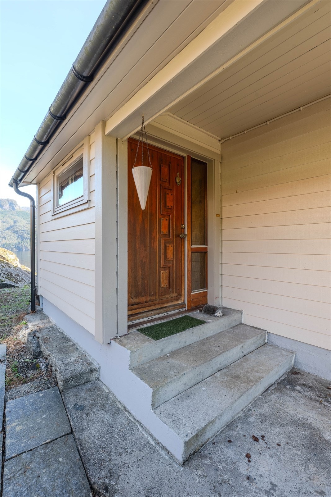 Overbygd inngangsparti Galleribilde