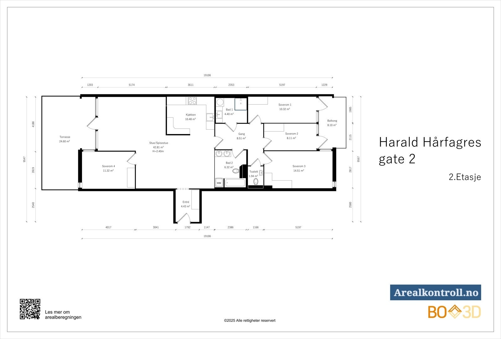 Plantegning Galleribilde