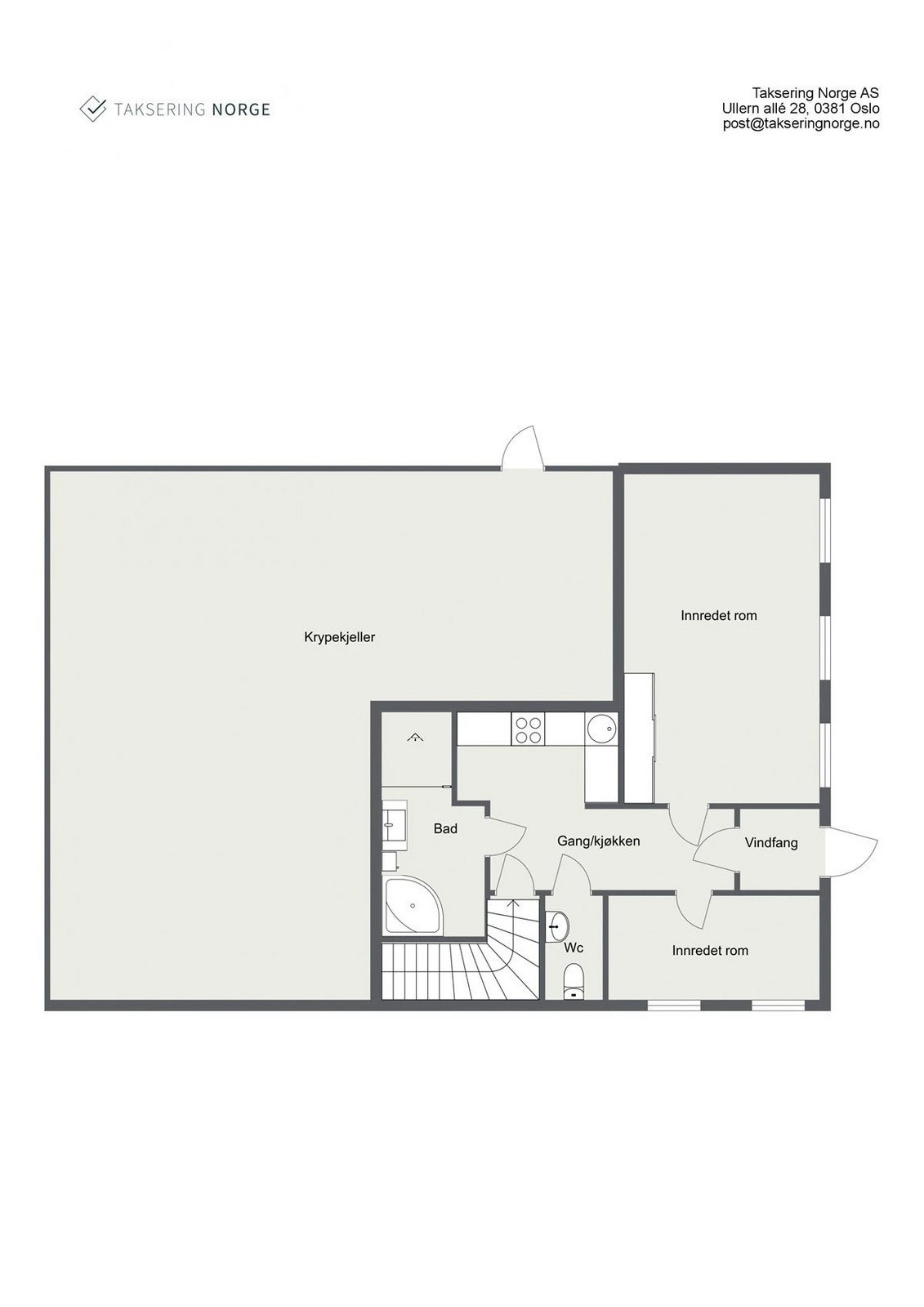 Plantegning Galleribilde