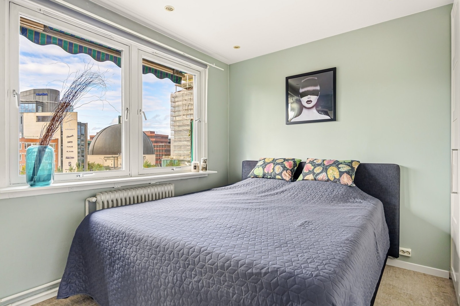 Leiligheten har to soverom, begge av fin størrelse. Galleribilde