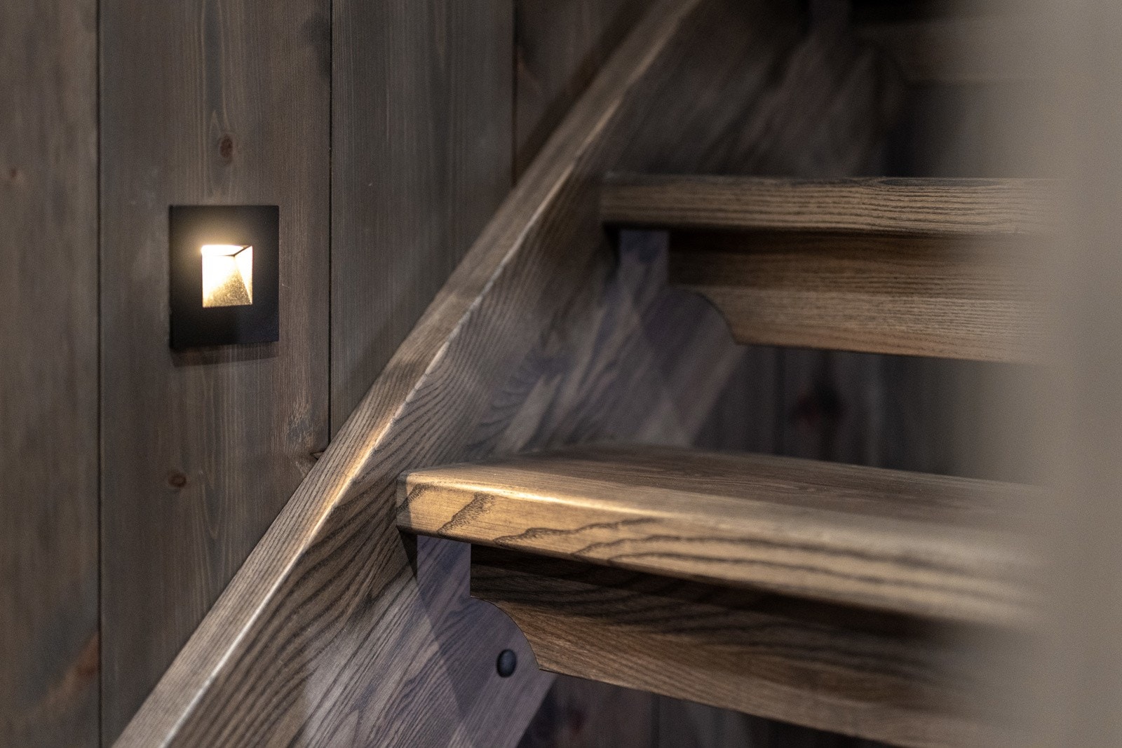 Lekker trappebelysning i sort