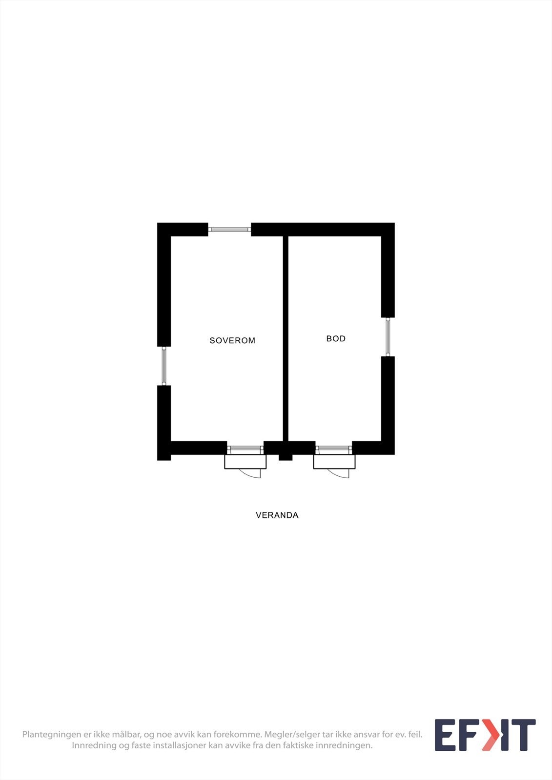 Plantegning anneks Galleribilde