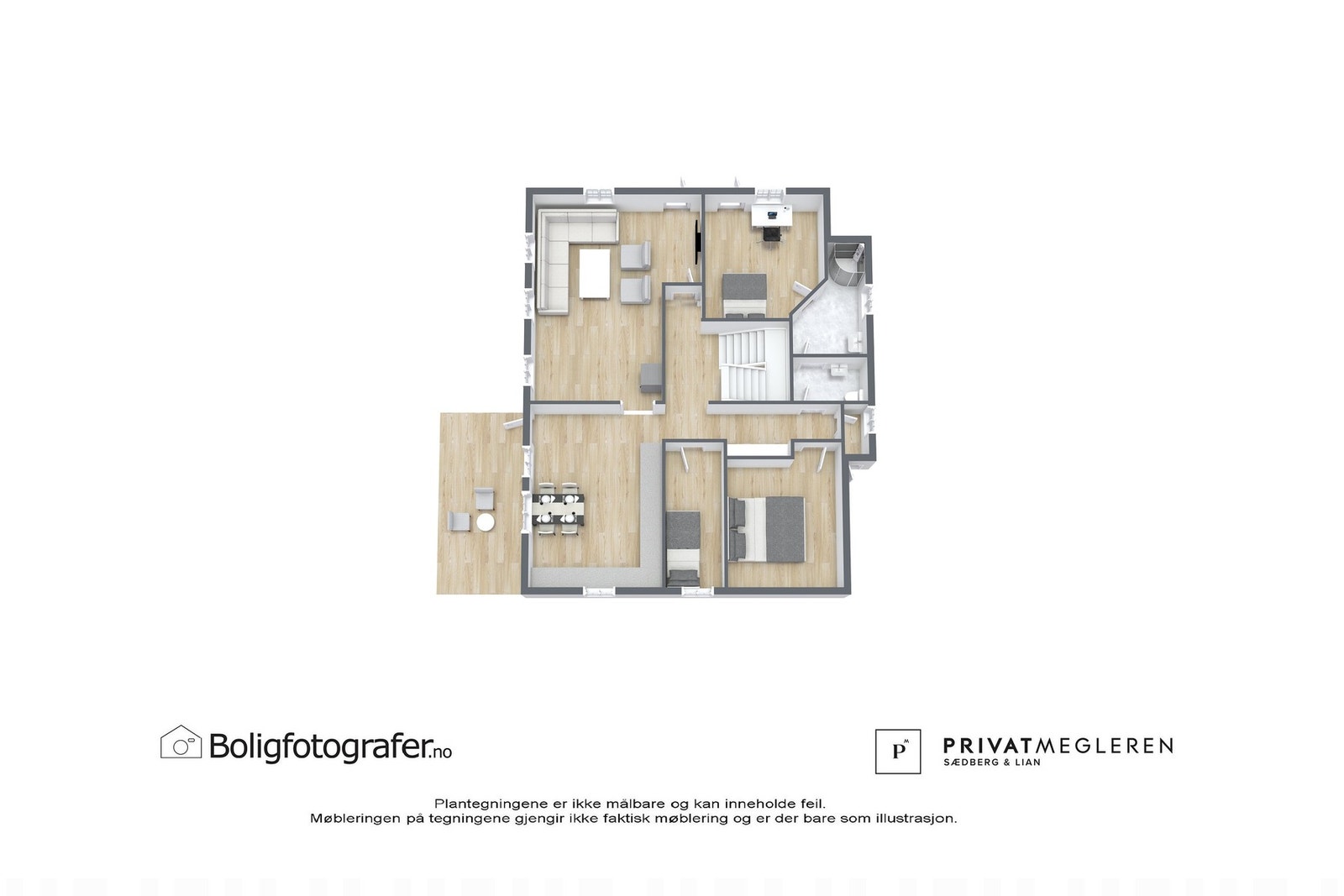 3D planskisse første etasje Galleribilde
