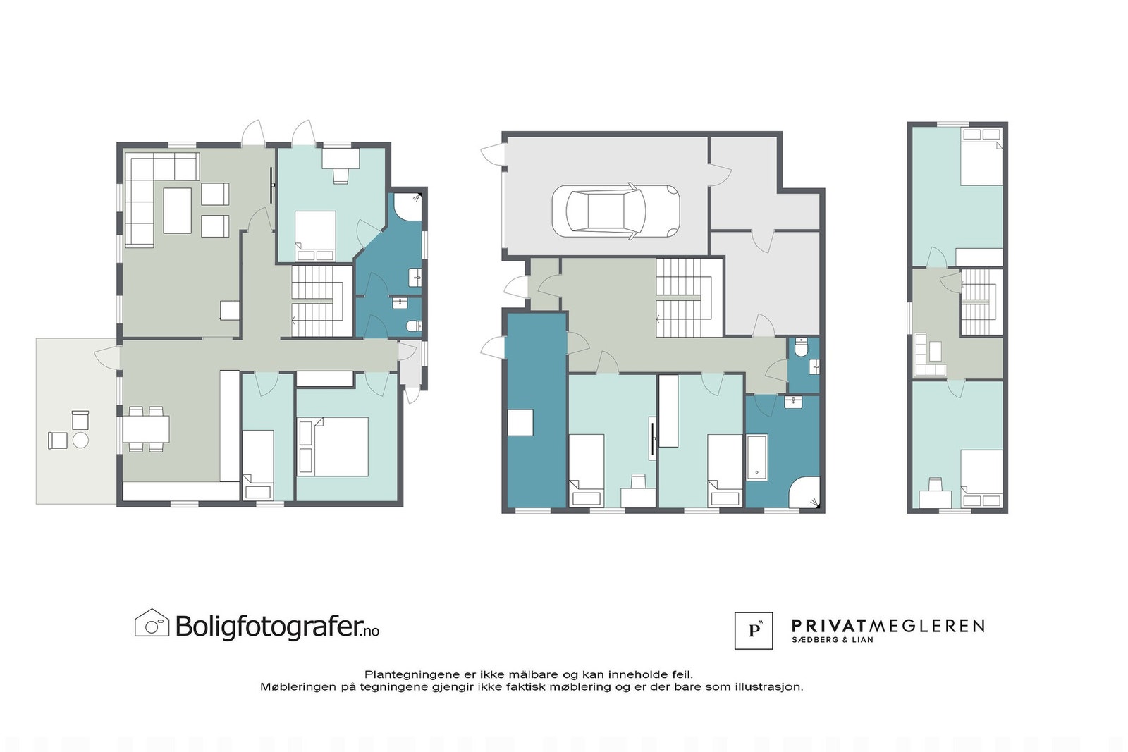 2D plantegning / samlet Galleribilde