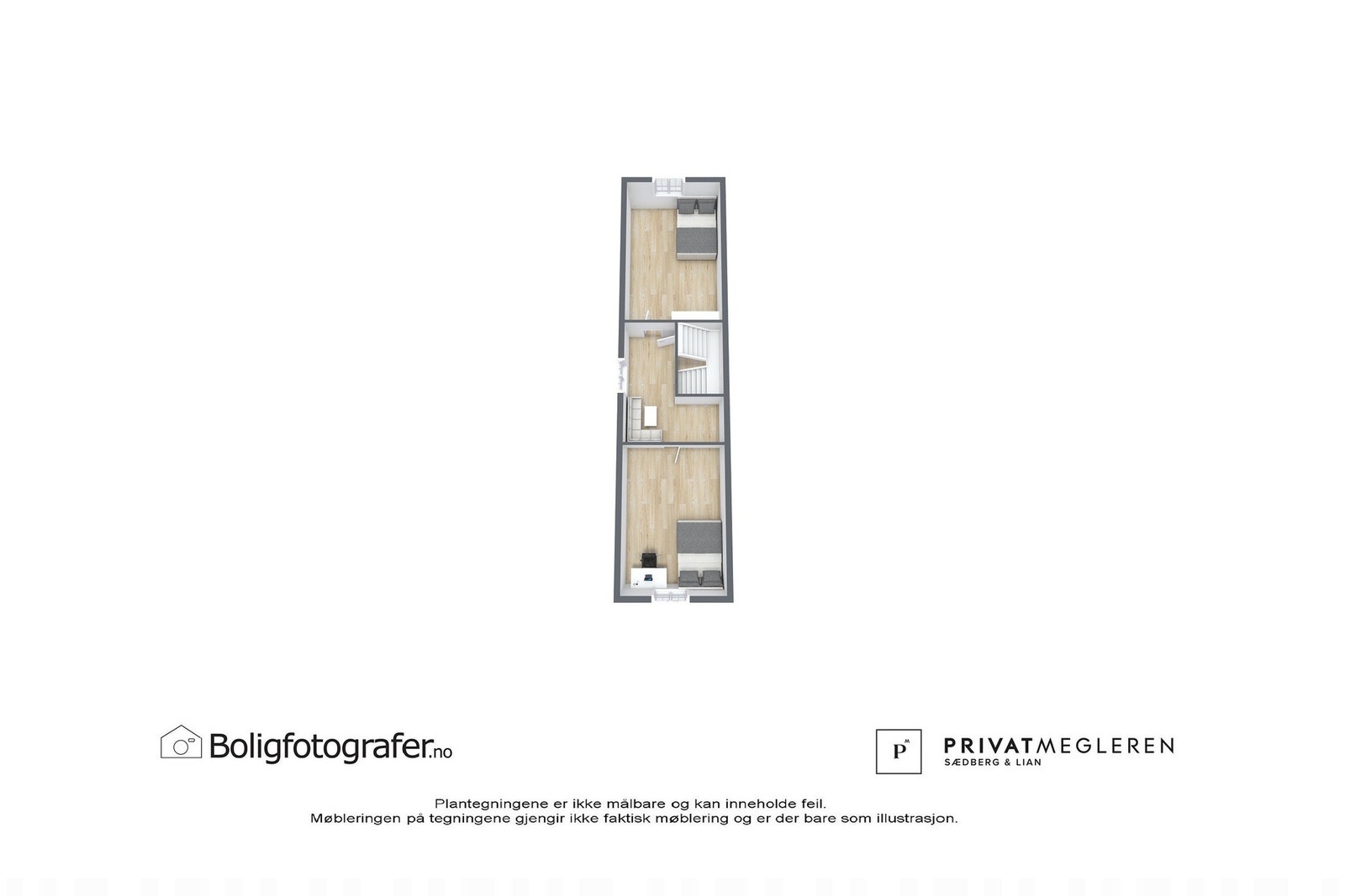 3D planskisse / loftsetasje Galleribilde