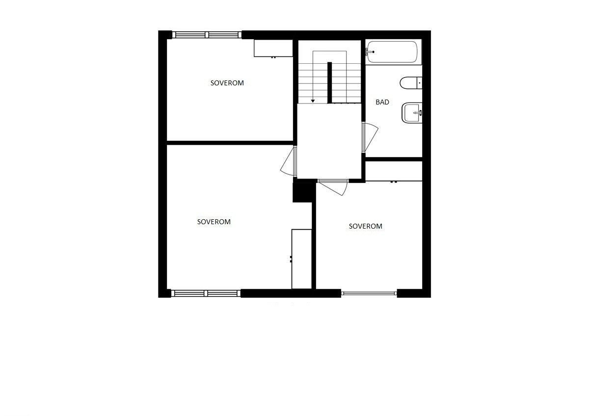 Plantegning 2. etasje Galleribilde