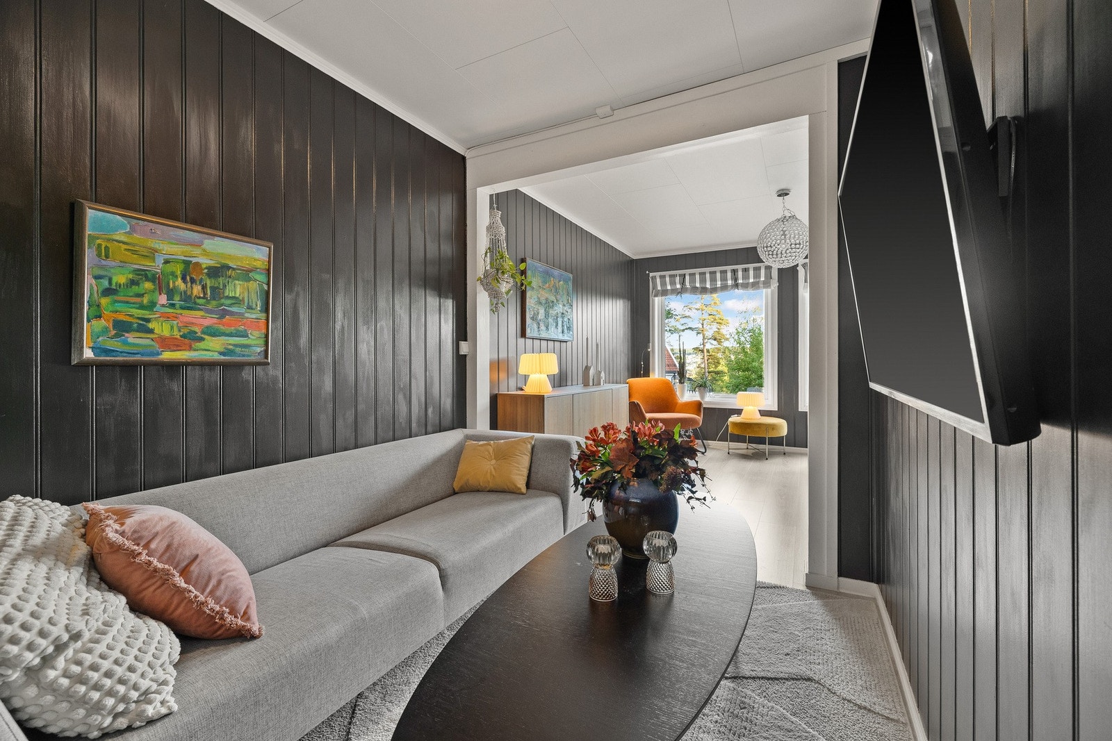 Den egne sofakroken blir en dedikert plass hvor du kan slenge deg nedpå etter en lang dag. Galleribilde