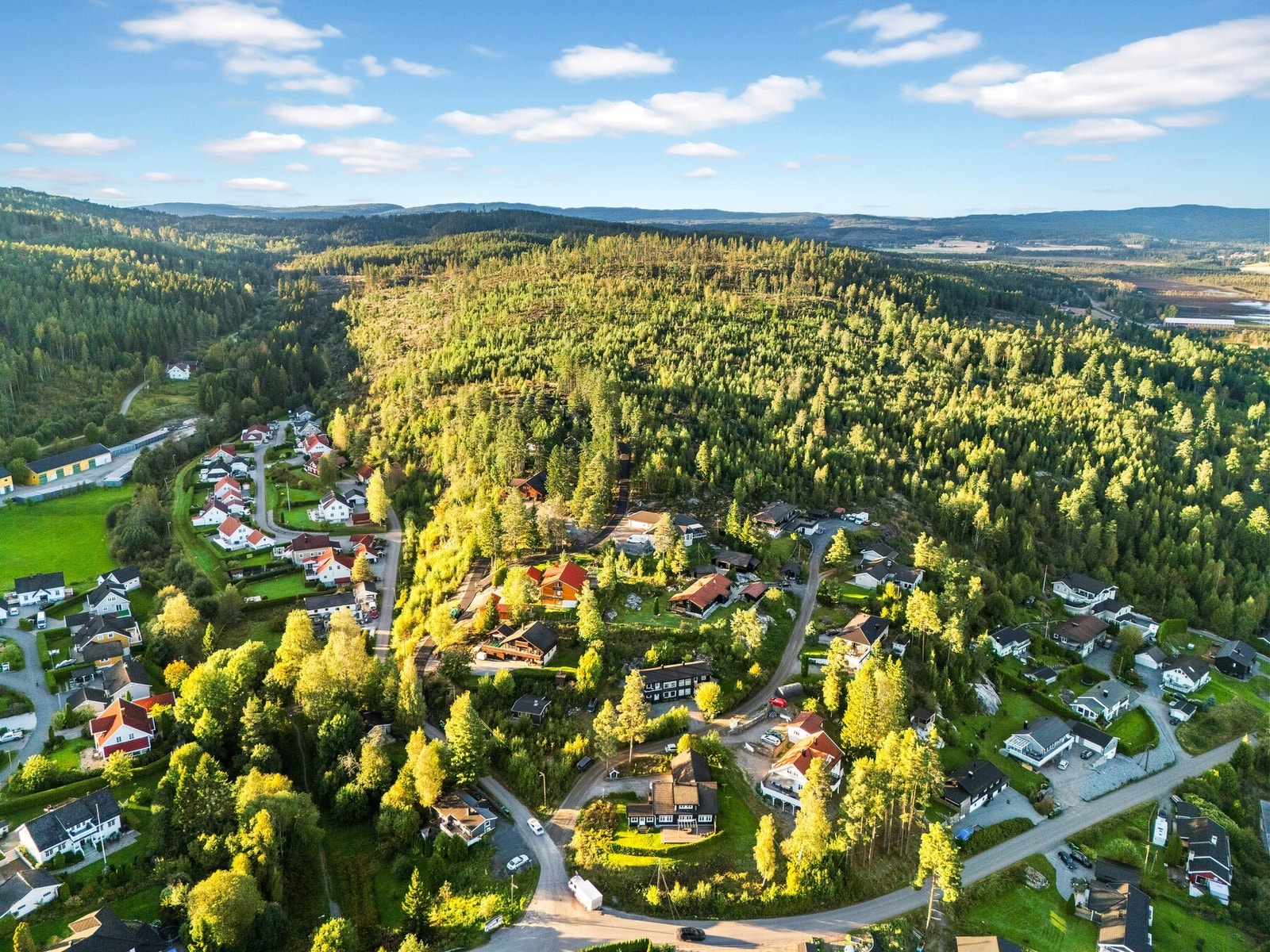 Fra boligen er det kort vei til flotte turmuligheter til Høgåsen, rundt Stigtjenn eller en lengre runde rundt Langvannet. Galleribilde