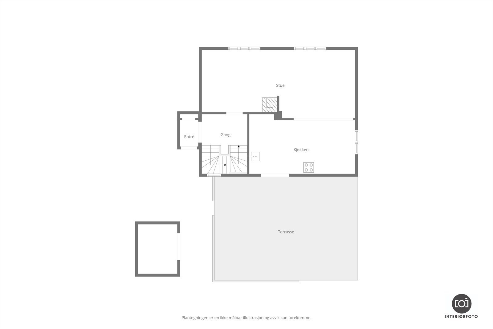 Plantegning Galleribilde